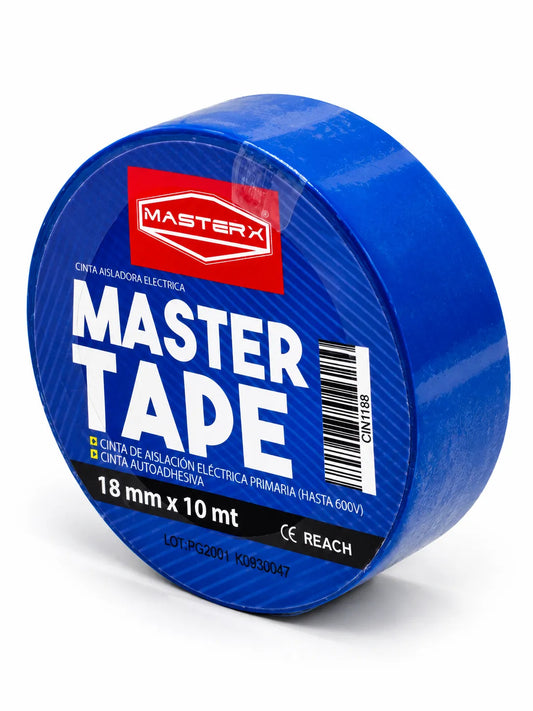 CINTA AISLADORA 3/4 X 10 MT AZUL #1500 MASTERX