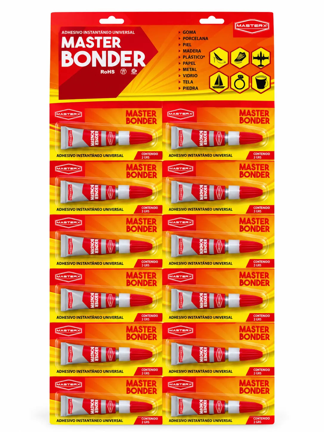 ADHESIVO INSTANTA MASTERBONDER 2GR BLISTER MASTERX