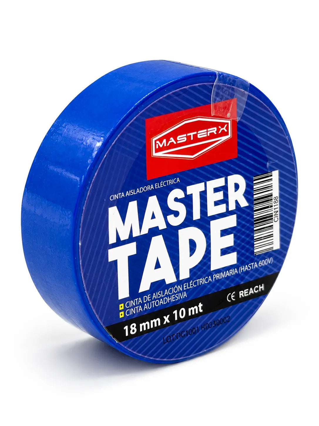 CINTA AISLADORA 3/4 X 10 MT AZUL #1500 MASTERX