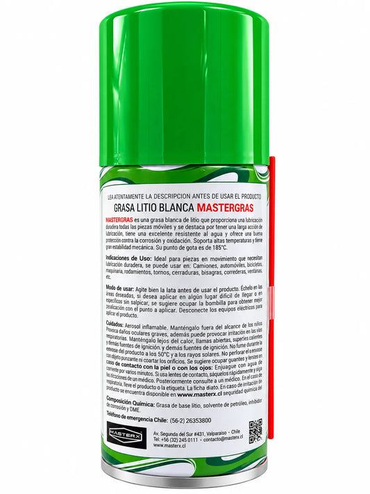 GRASA LITIO BLANCA 200GRS MASTERGRAS
