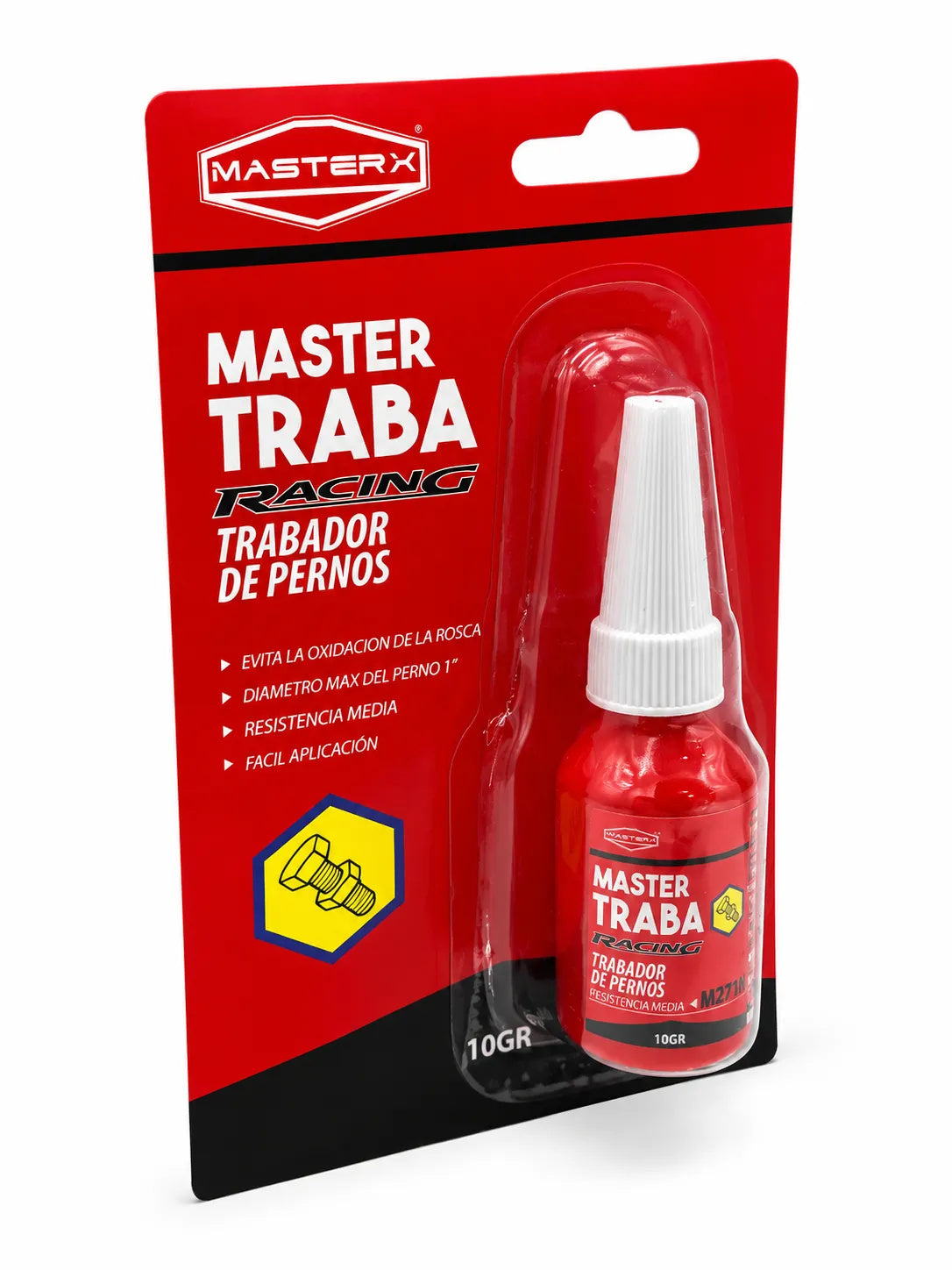 TRABADOR RES.ALTA ROSCADAS 271 10GR ROJO MASTERTRA