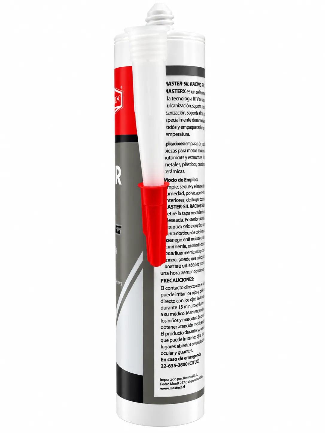 SILICONA SUPER GREY OXIMICA 300ML MASTERSIL
