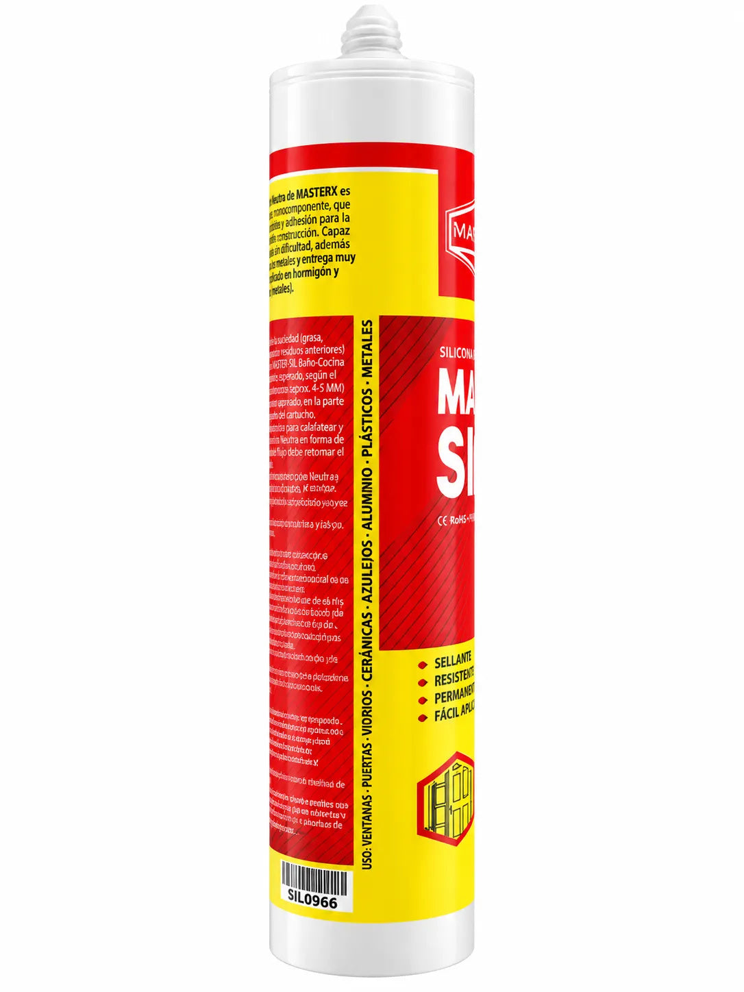 SILICONA NEUTRA TRANSPARENTE 300ML MASTERSIL