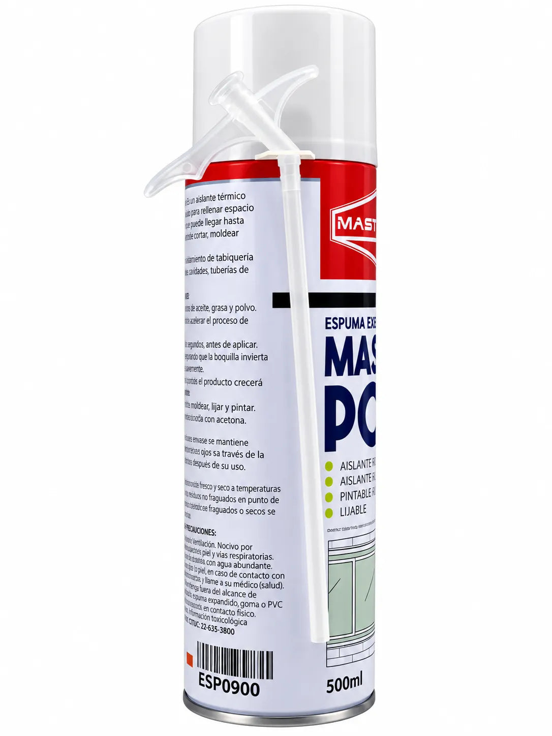 ESPUMA POLIURETANO EXPANS 500ML SPRAY NORMAL