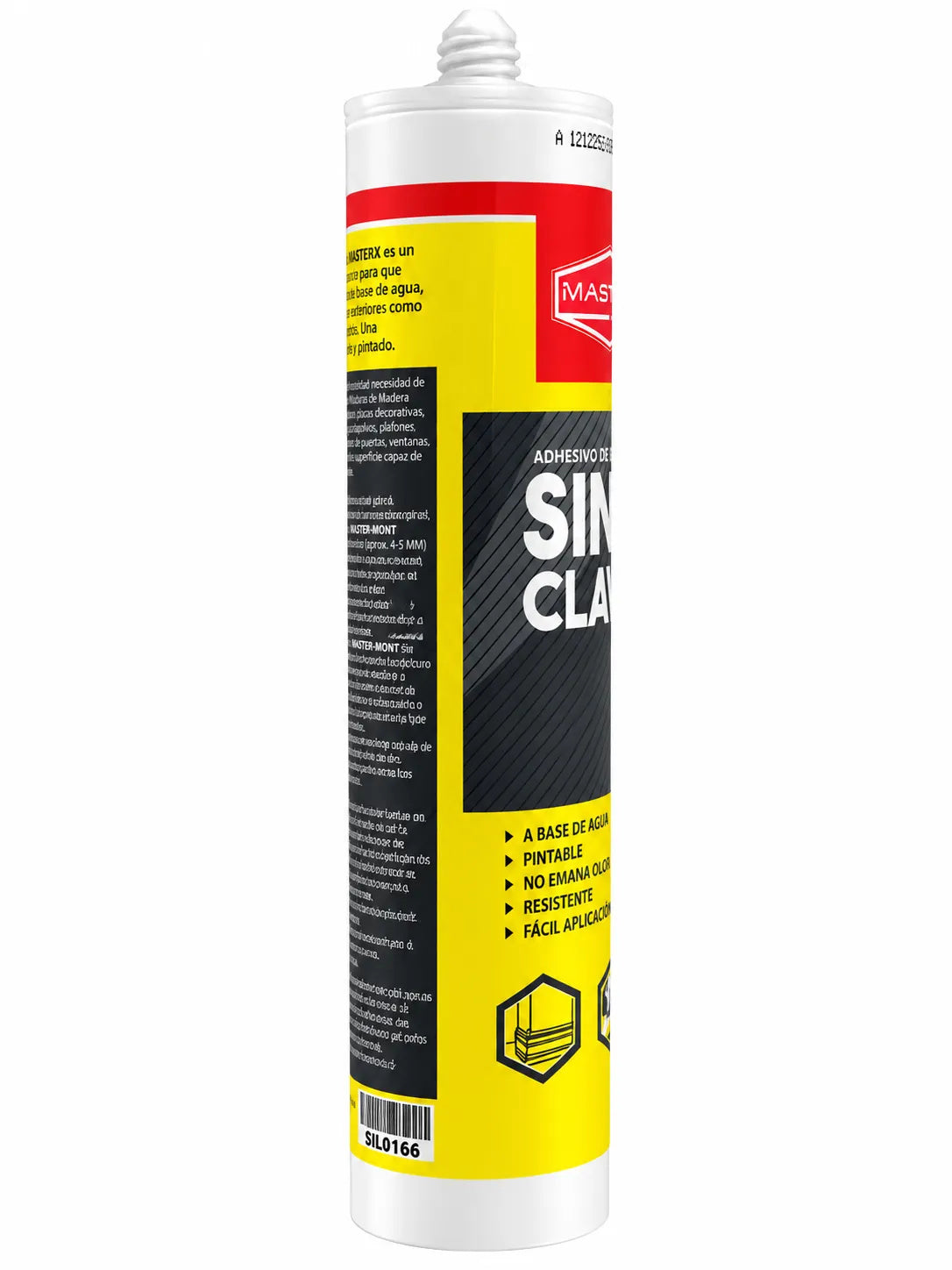 ADHESIVO MONTAJE SIN CLAVO 300ML PL-500 MASTERMONT