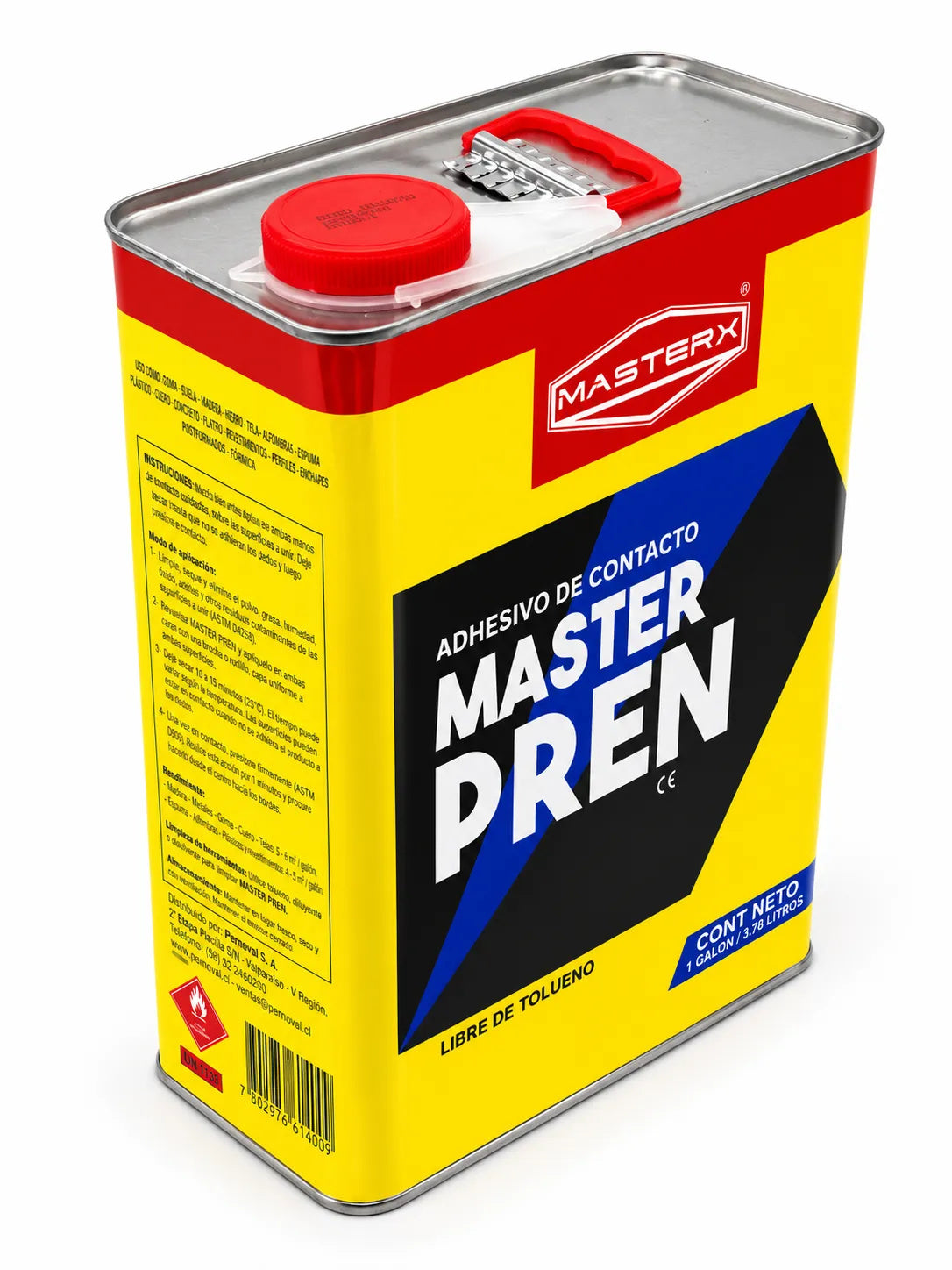 ADHESIVO CONTA MASTERPREN 60 1 GL TARRO MASTERX