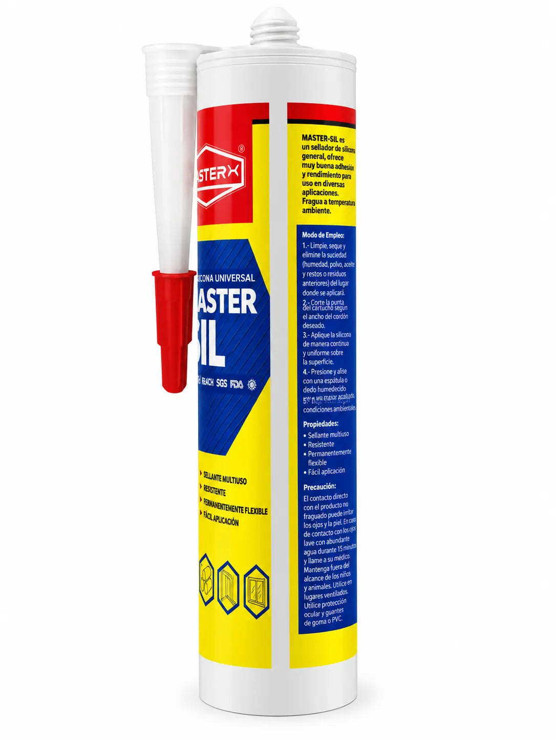 SILICONA UNIVERSAL TRANSPARENTE 300ML MASTERSIL