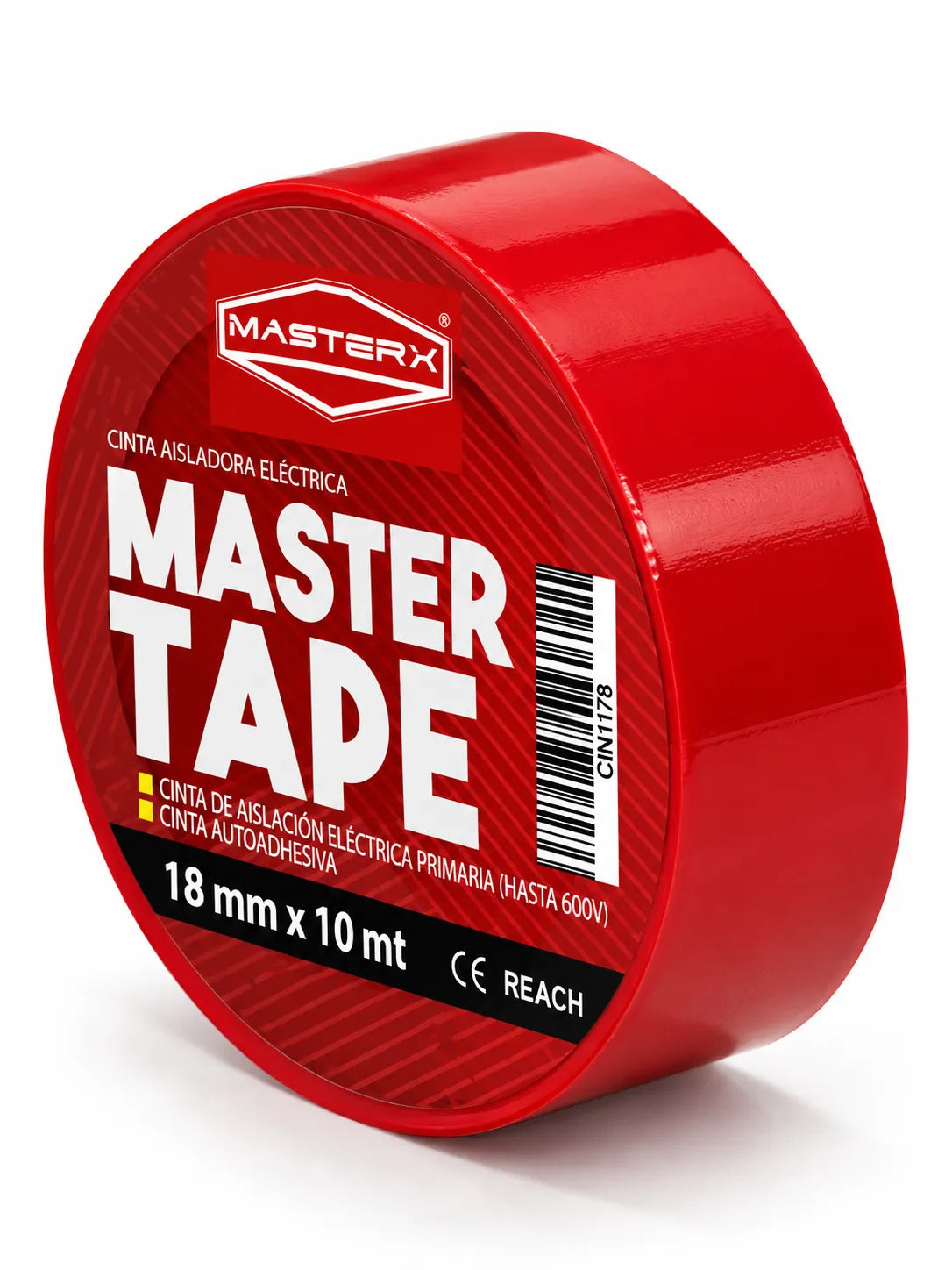 CINTA AISLADORA 3/4 X 10 MT ROJA #1500MASTERX