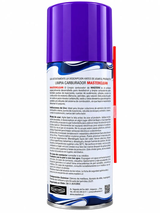 LIMPIA CARBURADOR 200GR MASTERCLEAN