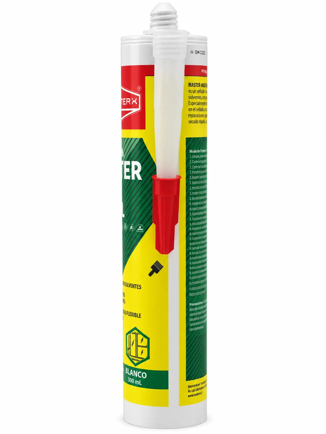 SILICONA ACRILICO BLANCO PINTABLE 300ML MASTERSIL