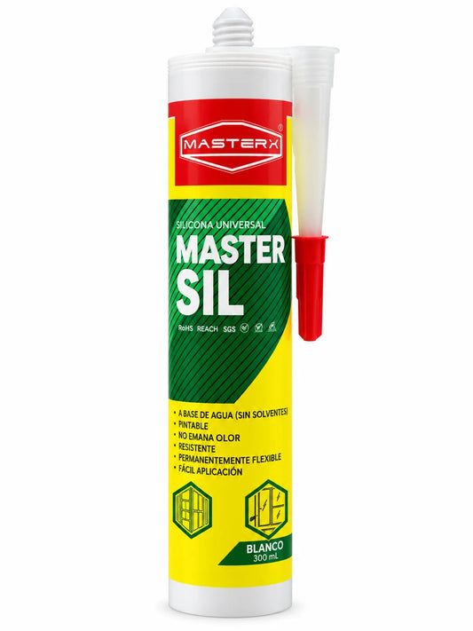 SILICONA ACRILICO BLANCO PINTABLE 300ML MASTERSIL