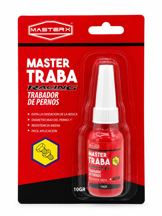 TRABADOR RES.ALTA ROSCADAS 271 10GR ROJO MASTERTRA