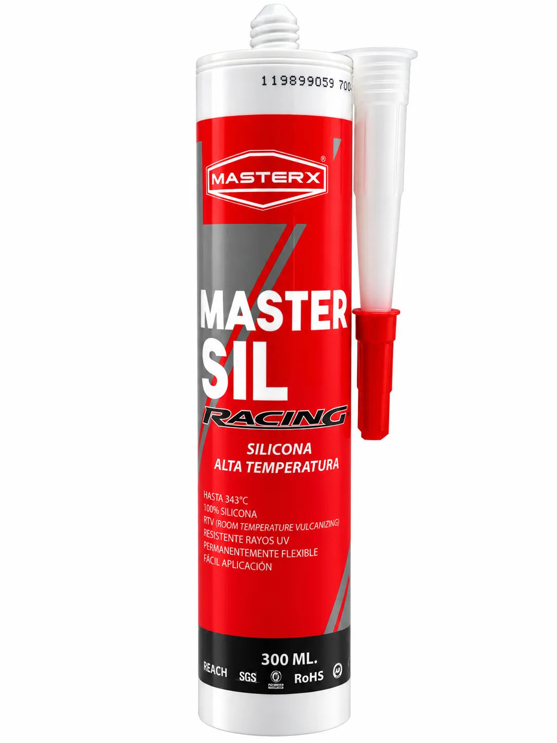 SILICONA ROJA 300ML RTV ALTA T° 343 °C MASTERSIL