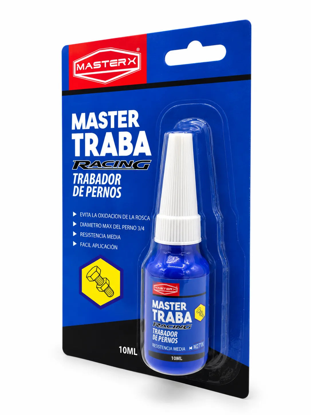 TRABADOR RES.MEDIA ROSCADAS 242 10GR AZUL MASTERX