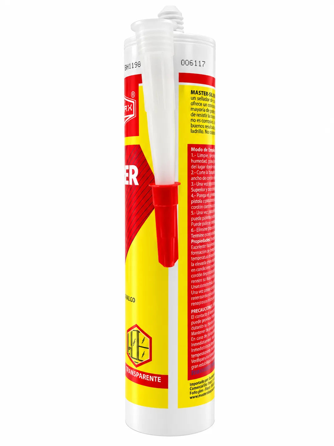 SILICONA NEUTRA TRANSPARENTE 300ML MASTERSIL